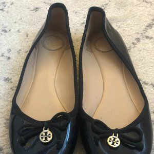Tory Burch Charm Black Ballet Flat